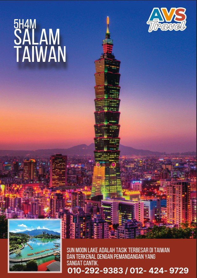 5D4N Salam Taiwan